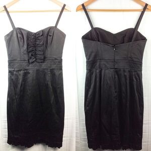 Phoebe Couture Stretch Satin Bodycon Dress